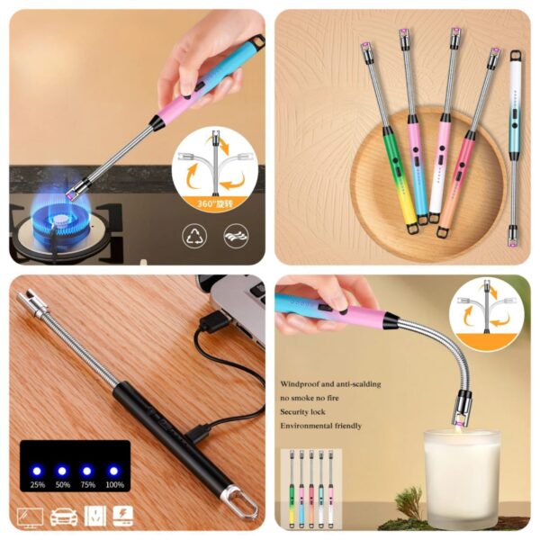 Rechargeable Electric Arc Lighter - Windproof & Flameless